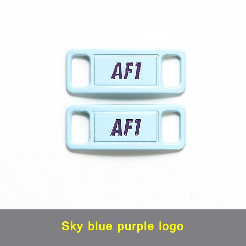 NEW 1 Pair Metal Shoelaces Buckle AF1 Shoe Decoration Suitable for All Shoes Sneakers Shoes Accessories Flat Shoelace Buckle