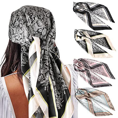 Silk Square Scarves 90 Square Scarves Headscarves Printed Silk Scarves Spot Single Price