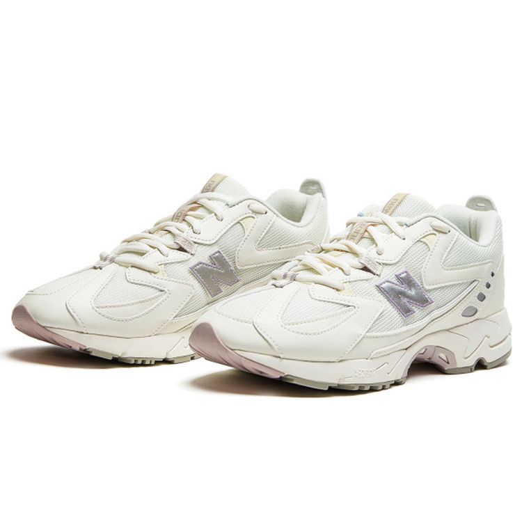 New Balance NB 828 Fabric Synthetic Leather Retro Versatile Low-Top Dad Shoes Unisex Sneakers White ML828CB