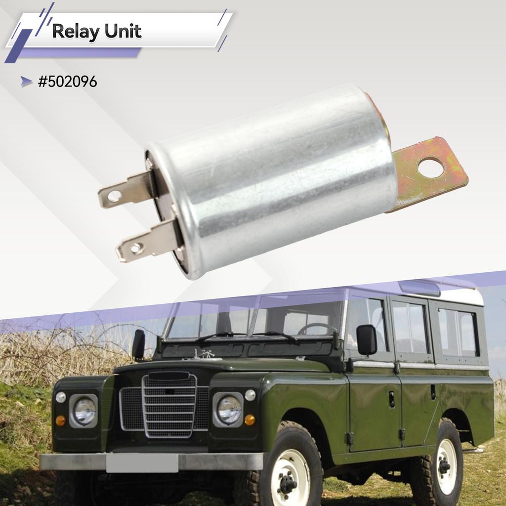 12V 3 Pin 42W Car Efficient Flashing Indicator Flasher Relay Unit 502096 Fits For Fiat Jaguar MG Lotus Land Rover Series 2 2a 3