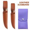 Pocket Hunt Leather Sheath Holder Flashlight Case Fold Knife Tool Camp Outdoor Carry Belt Loop Case