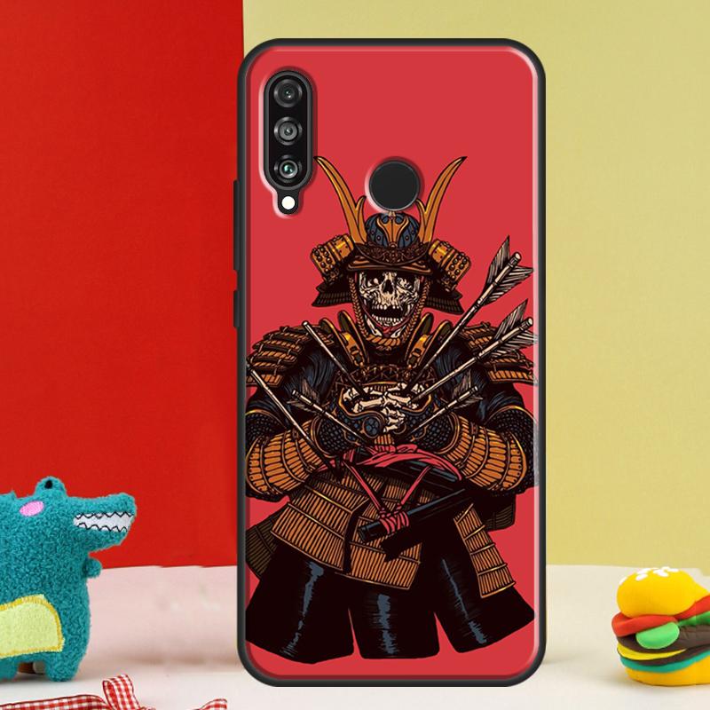 Japanese Style Samurai Art For Huawei Nova Y91 Y90 Y60 Y70 Y72 Y61 9 10 SE 12i 12s 11i 5T P60 Pro P20 P30 P40 Lite Case