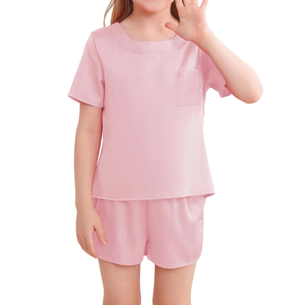 Children's Sleepwear 2-piece Home Clothes Short Sleeve Shorts Sleepwear Set