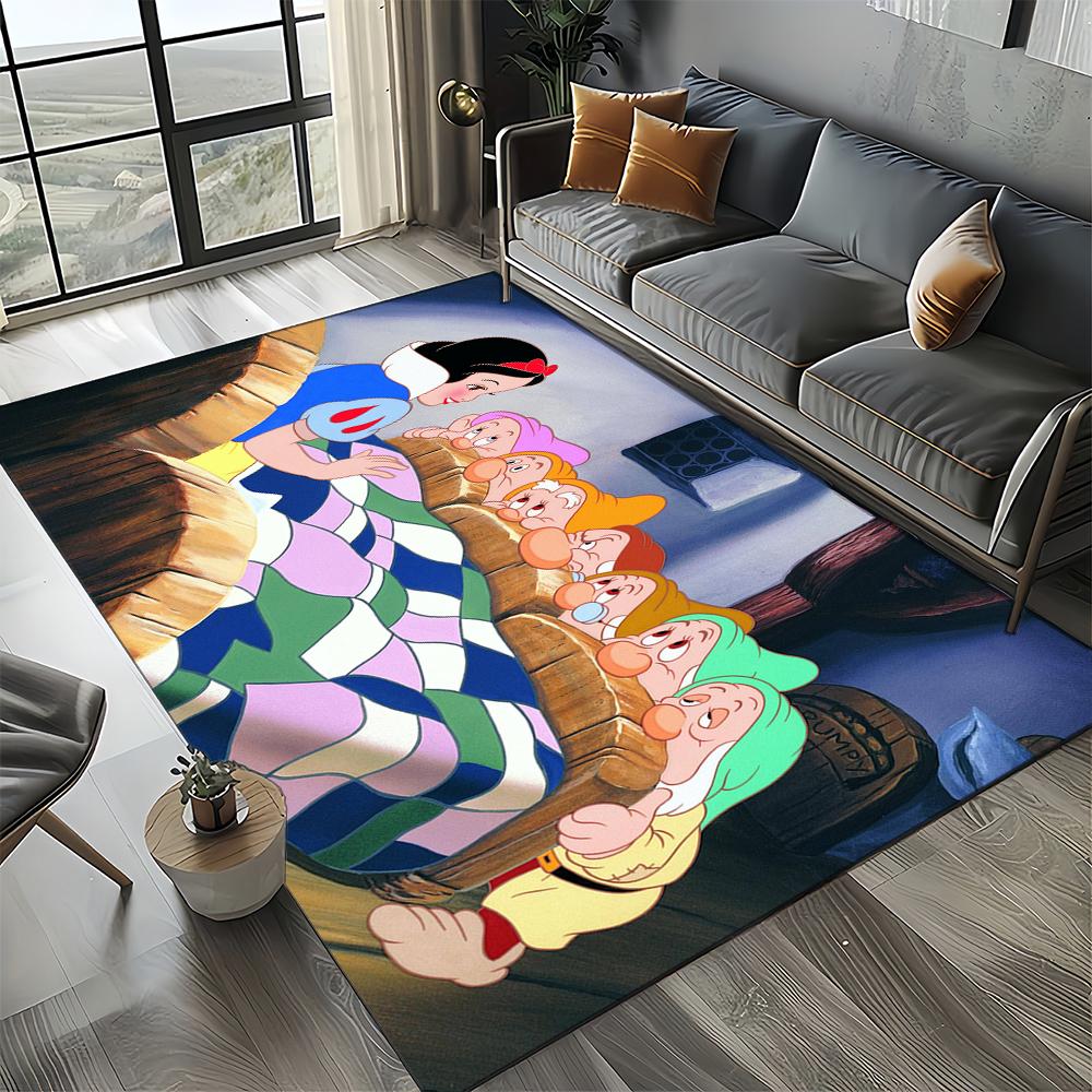 27 Style Snow White Princess Cartoon Girl Carpet Rug for Bedroom Living Room Home Sofa Decoration,kid Large Decor Floor Mat Gift