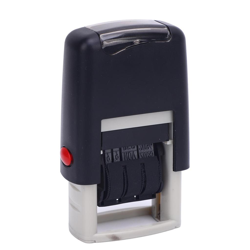 Date Stamp 25x2.8mm English Date Clear Imprint Quick Drying   Self Inking Stamp