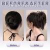 Synthetic Messy Bun Straight Scrunchy Hair Bands Bun Chignon Elastic Messy Scrunchie Wrap For Ponytail Extensions For Women