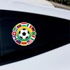 Yousheng Soccer Graffiti Sticker for Car Decorative Vinyl Decal for Laptop Luggage Waterproof Sporty Pattern Stickers for Vehicle Bumper