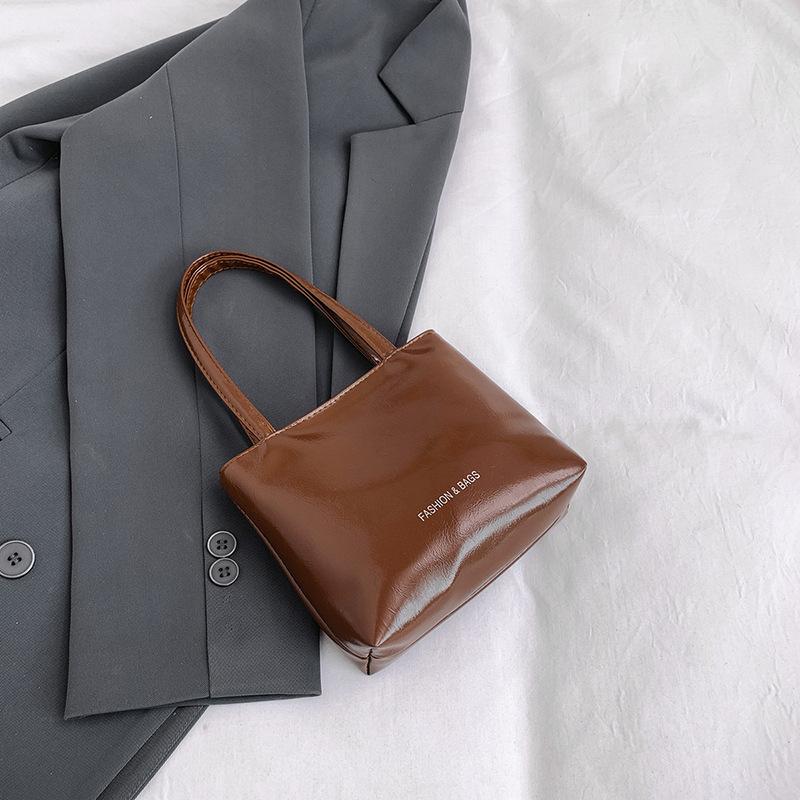 New Niche Tote Bag Summer Simple and Versatile Solid Color Simple Hand Bag Casual Commute