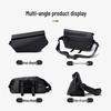 Trendy Men's Waterproof Commuting & Cycling Chest Bag with Large Capacity