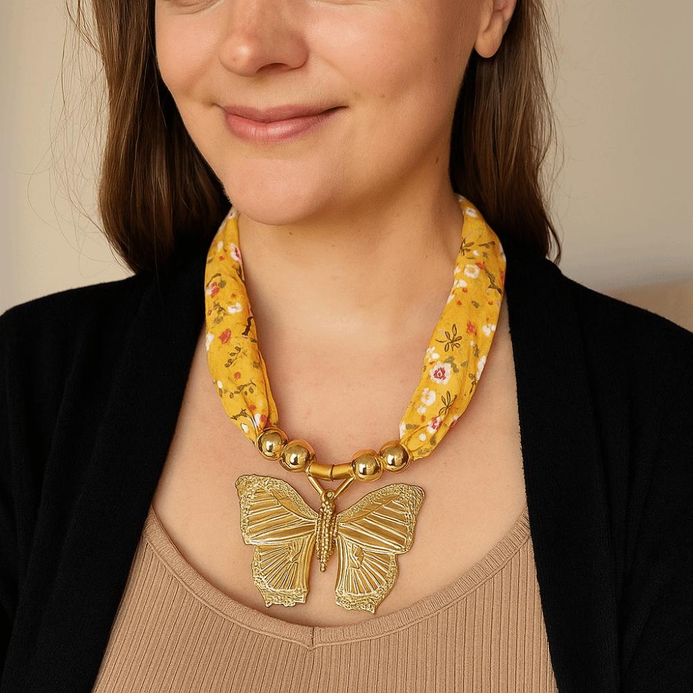 Flower Beach Ocean Series Necklace Conch Dopamine Necklace Cloth Wrap Scarf Chain Necklace  Male
