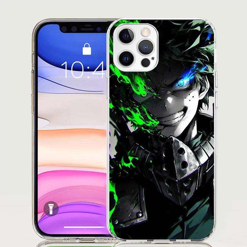 Midoriya Izuku Deku MHA My Hero Phone Case For iPhone 17 Air 16 15 Plus 11 14 Pro Max 13 Mini 12 7 8 + SE Pattern Art Customized