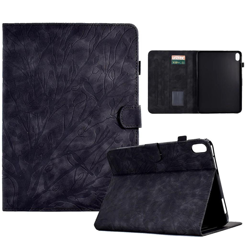 Embossed Tree Leather Wallet Case for Ipad 10”2 Case 9th 10.9 10th Air3 Pro 10.5 9.7 5th 6th Mini 6 Air2 Cards Solt Cover Fundas