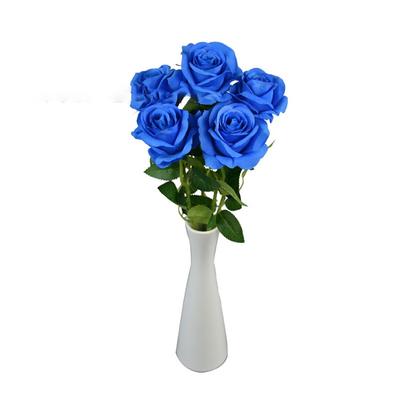 Realistic Single Rose Artificial Flower for Living Room and Event Arrangement