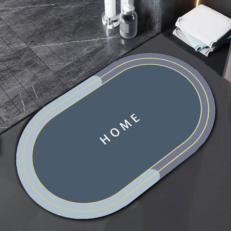 Diatom Mud Non-slip Quick Dry Bathroom Mat