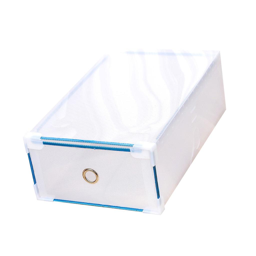 Transparent Shoe Box Drawer Type Dustproof Multifunctional Desktop Organizer Storage Box for