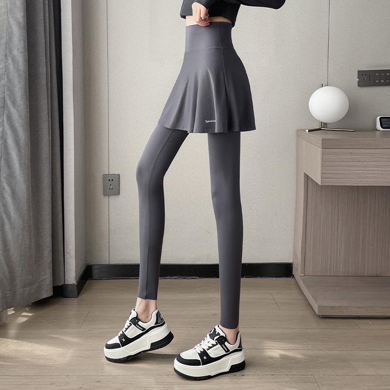 Women's Quick-Dry Yoga & Running Culottes: Spring/Autumn, Anti-Exposure, High-End Casual Sportswear