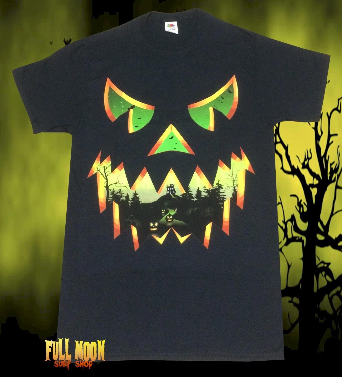 New Pumpkin Jack o lantern Halloween Mens T-Shirt XL