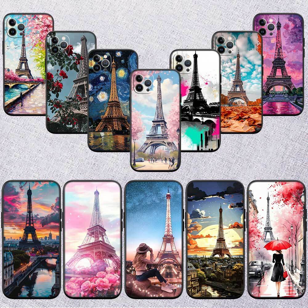 Paris Eiffel Tower Case for Samsung Note 20 10 S25 Plus Ultra Lite FE M20 M21 M30 M31 M51 A11 A26 A51 A52 A53 A56 A70 A71 A72 A73