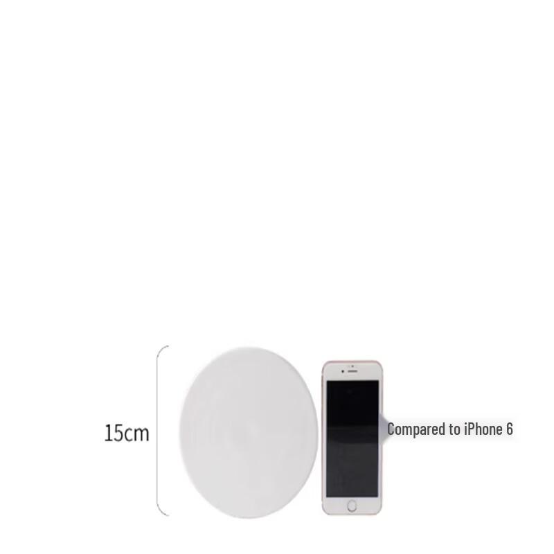Nordic Ceramic Flat Dessert Plates