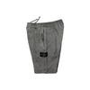 STONE ISLAND Patch Logo Fleece Shorts 'Melange Black' Men's 741563690-V1M29