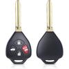 MechanMagic Key Fob Remote Replacement Fits for Toyota 2009 2010 2011 2012 2013 2014 2015 2016 Venza/2010-2013 Corolla Keyless Entry Remote Control