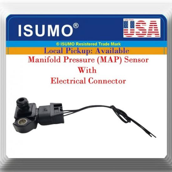

Manifold Pressure MAP Sensor W/Connectot Fit Acura Honda 2006-