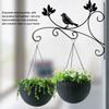 Iron Wall Hanging Bracket Plant Hanger Flower Pot Hook for Home Garden Decor