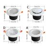 Circular Air Outlet Cover For Exhaust System 100mm Size acrylonitrile Adjustable And Flexible