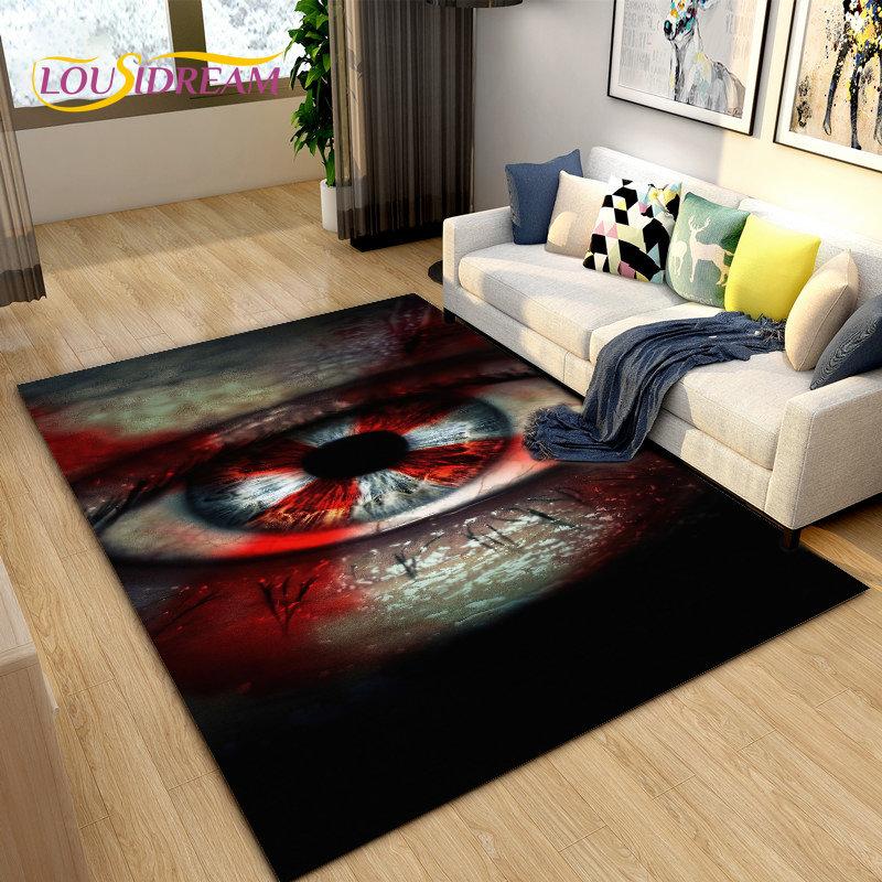 Resident Evil Game Gamer Area Rug Large,Carpet Rug for Living Room Bedroom Sofa Doormat Decoration,Kitchen Non-slip Floor Mat 3D