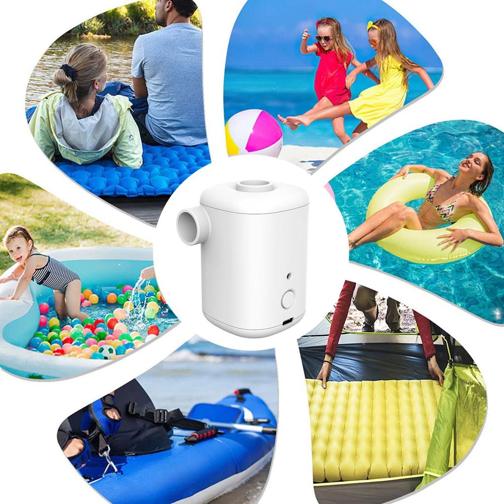 Multifunctional Electric Inflatable Pumps Rechargeable Powerful Efficient Quickly Inflating Tool For Airs Mattress Swimming Ring