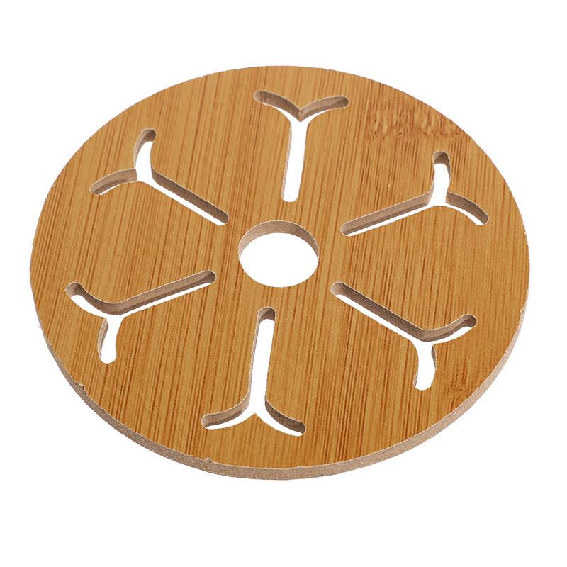 Wooden Cartoon Snowflake Heat Insulation Mat Set