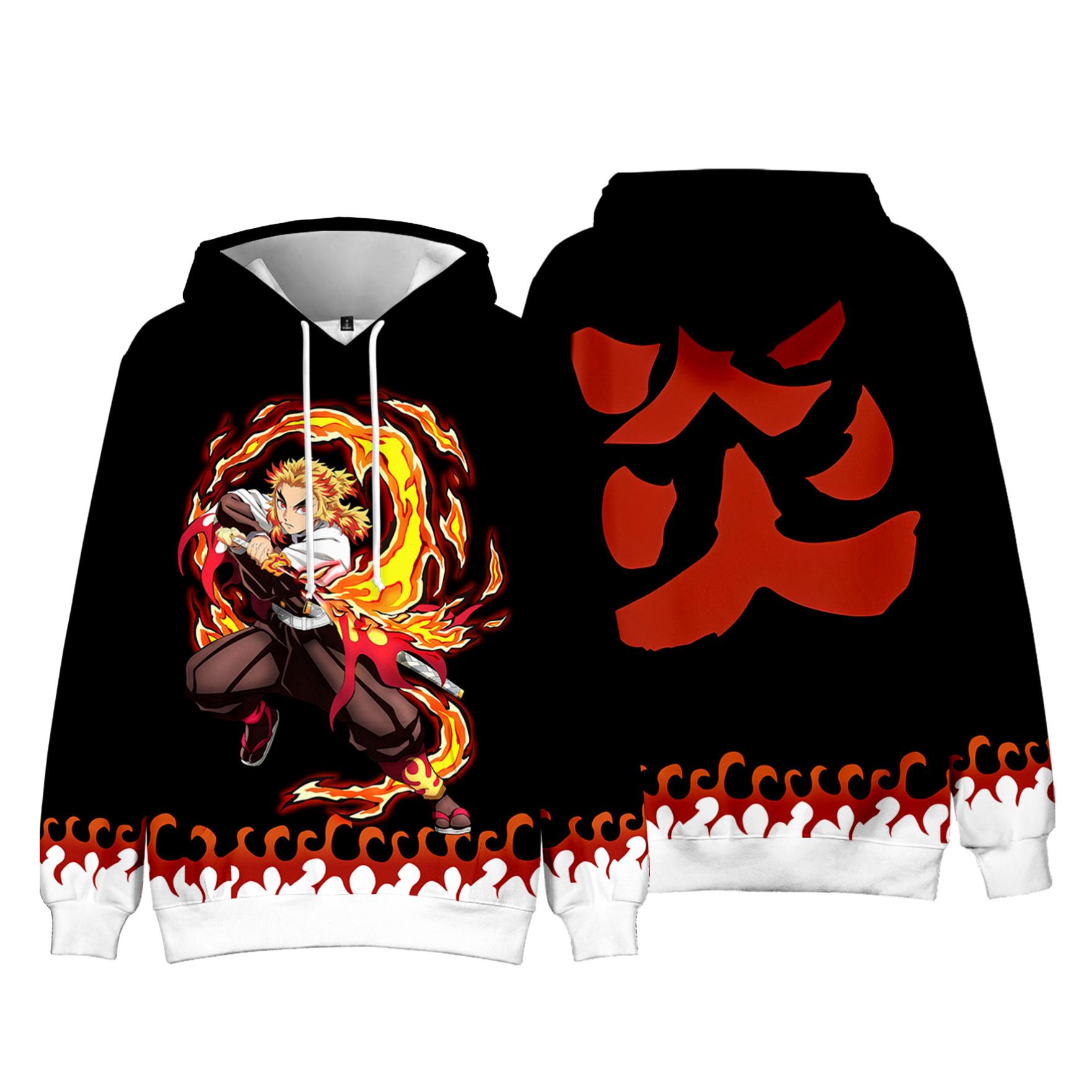 Толстовки с капюшоном из японского аниме «Убийца демонов» — фото 7