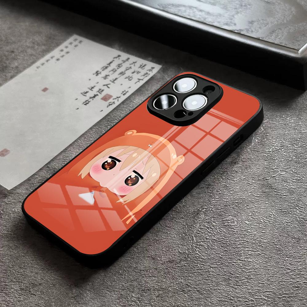 Himouto Umaru Chan Phone Case For IPhone 16 Pro Max 15 Plus 14 Pro 12 11 13 Mini X XR XS Max 8 7 Plus SE Glass Cover