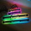Infrared Non-Destructive Sill Strip with 13-Mode LED Magnetic Welcome Pedal for Lingfang HARRIER