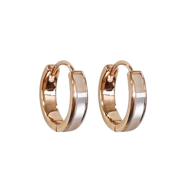 High-End 2023 Trend: Simple Shell Champagne Silver Earrings - Cold Style Design