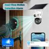 4K 8MP 4G SIM Card Built-in Battery Solar Outdoor CCTV Surveillance PTZ Waterproof Humanoid PIR Auto-tracking Camera