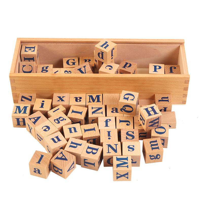Montessori Language Teaching Aids for Children 26 English Letters Structure Practice Kids Educational Act Study Materials Toys