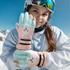 Guanti da Sci Invernali per Bambini Caldi Impermeabili Spessi Guanti Antiscivolo Antivento per Ragazzi Ragazze Sport all'Aria Aperta Guanti da Sci per Bambini