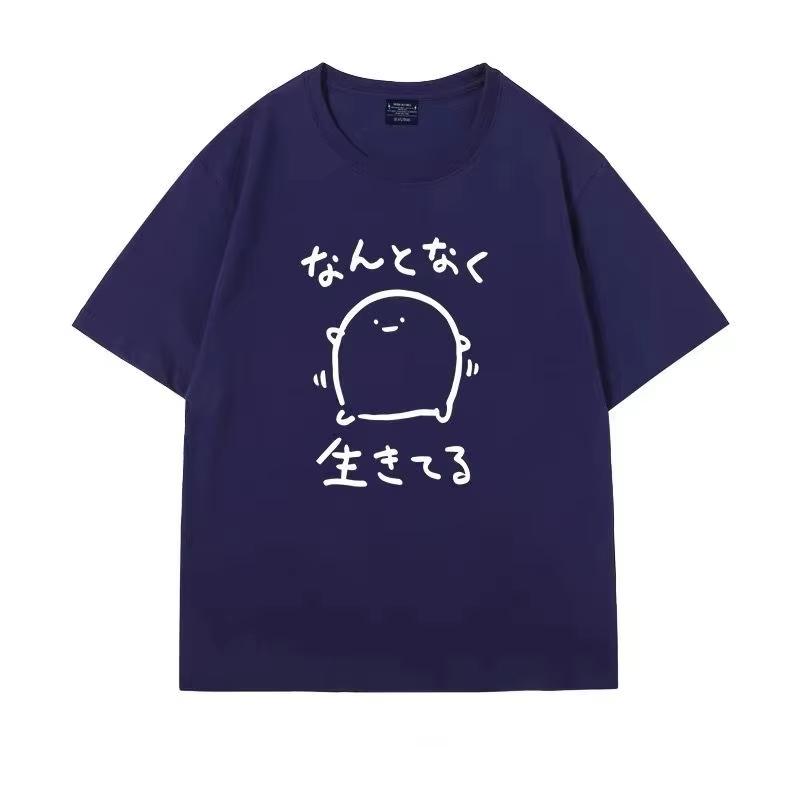 

Summer Cartoon Tshirt Otaku Style Japanese Shortsleeved Student UNISEX and Women Shortsleeved New Loose Tshirt Summer Anime Top 4XL