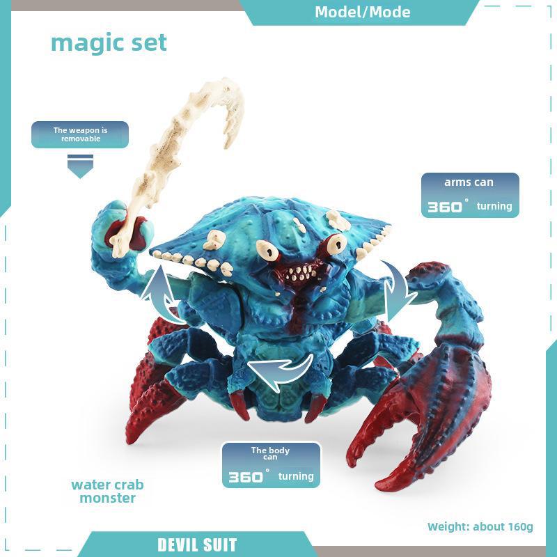 Westliches Kampf-Warcraft-Modell: Wasser-Krabbe, Oktopus, Eis-Dämon, Stein-Kuh, Schwarzer Panther, Mythischer Ritter Ornamente