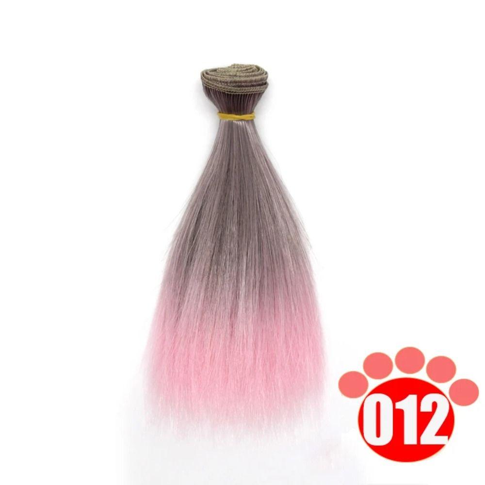 15*100CM Doll Hair Colorful Children Toy Gift 2024 Bjd Wig  for 1/4 1/6 1/8 Bjd