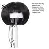 Adjustable Cat Hair Pieces Funny Dog Wig for Small Medium Large Dogs Pet Cute Bob Style Costume with Elastic Band Cosplay Halloween Christmas,