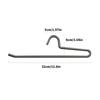 Grip Focused Z Form Trouser Hanger 5 Pack, Metal Closet Rail Holder for Pants Storage and Daily Closet Clothing Order