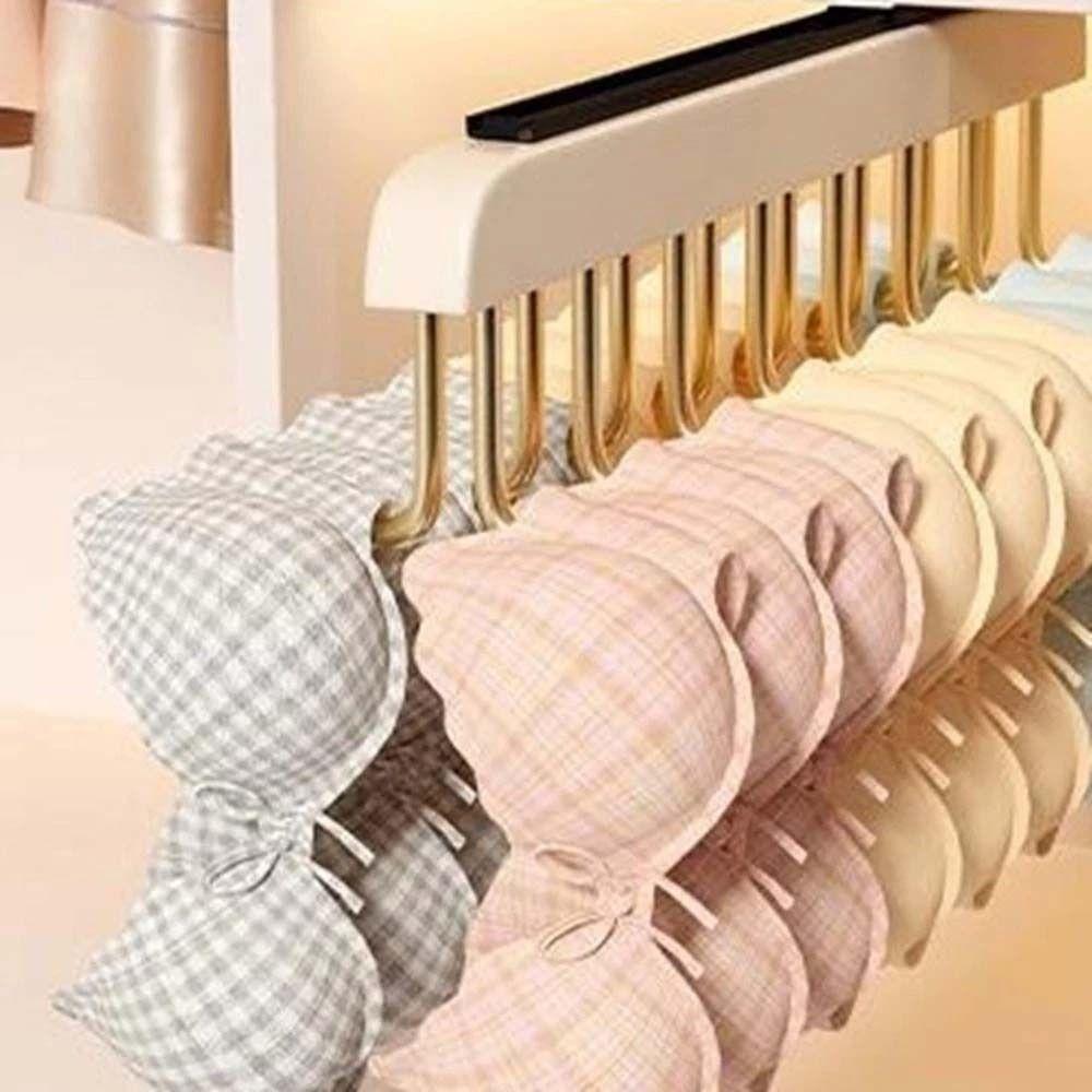 16 Hooks Hat Storage Hanger Retractable Underwear Storage Rack New Clothes Hanger Home