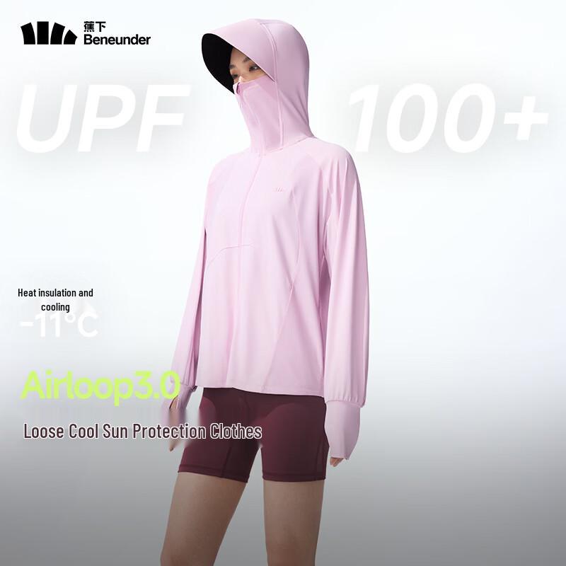 Beneunder AL417 Women s Cooling UV Protection Hooded Jacket One Size