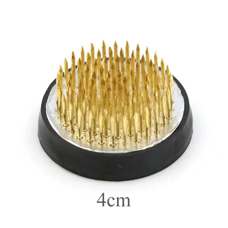 4 Sizes Ikebana Holder Pin Flowers Floral Decor Flower Arrangement Insert Base Pin Art Fixed Tool Ishizaki Kenzans Pin Art Decor