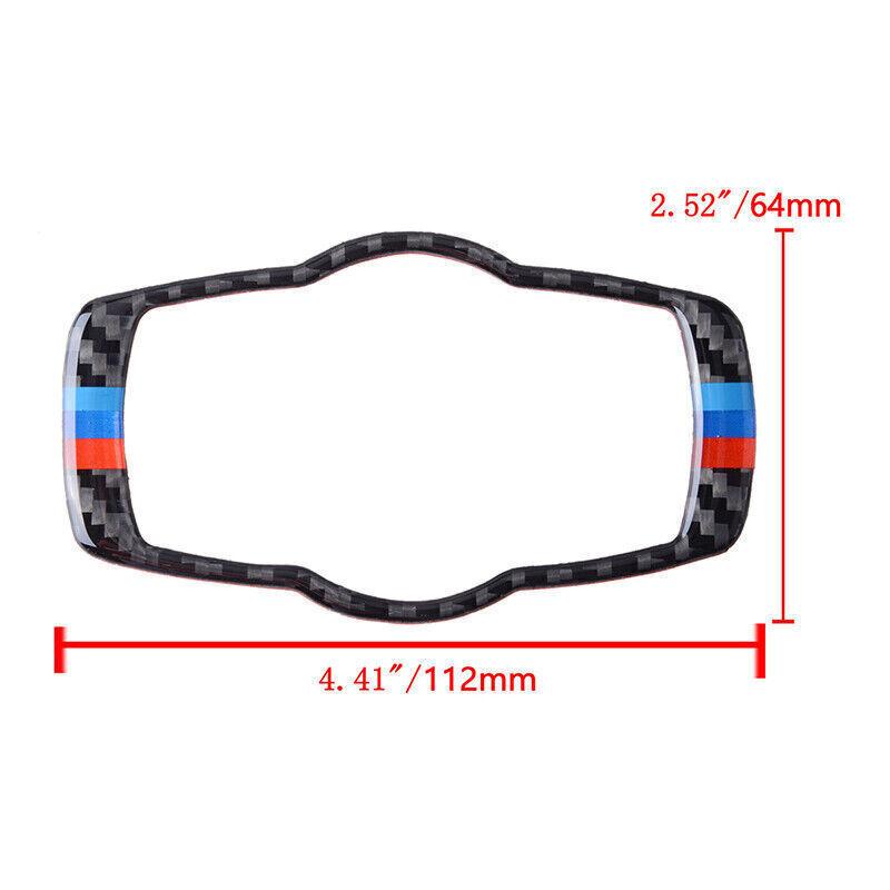 For BMW E90 E90 3 Series REAL Carbon Fiber Headlight Switch Button Frame Cover