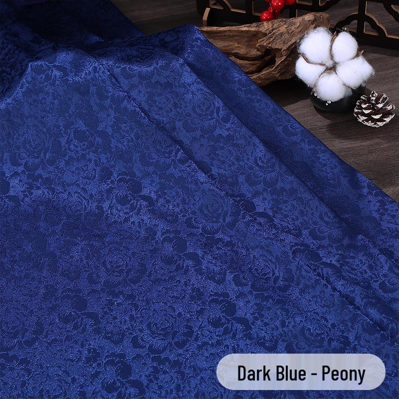 Antique Silk Jacquard Fabric for Chinese Hanfu and Tang Suit Costumes