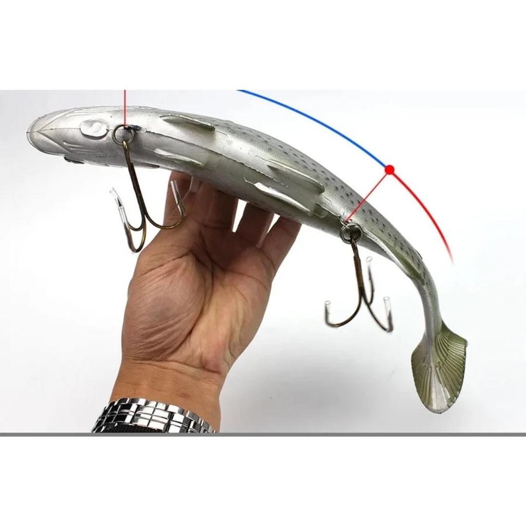 Soft Deep Sea Bait Trout Jig Head PVC Fishing Lures 135g 400g Swimming T Tail Silicone Lure Artificial Baits Swimbait Wobblers 260319
