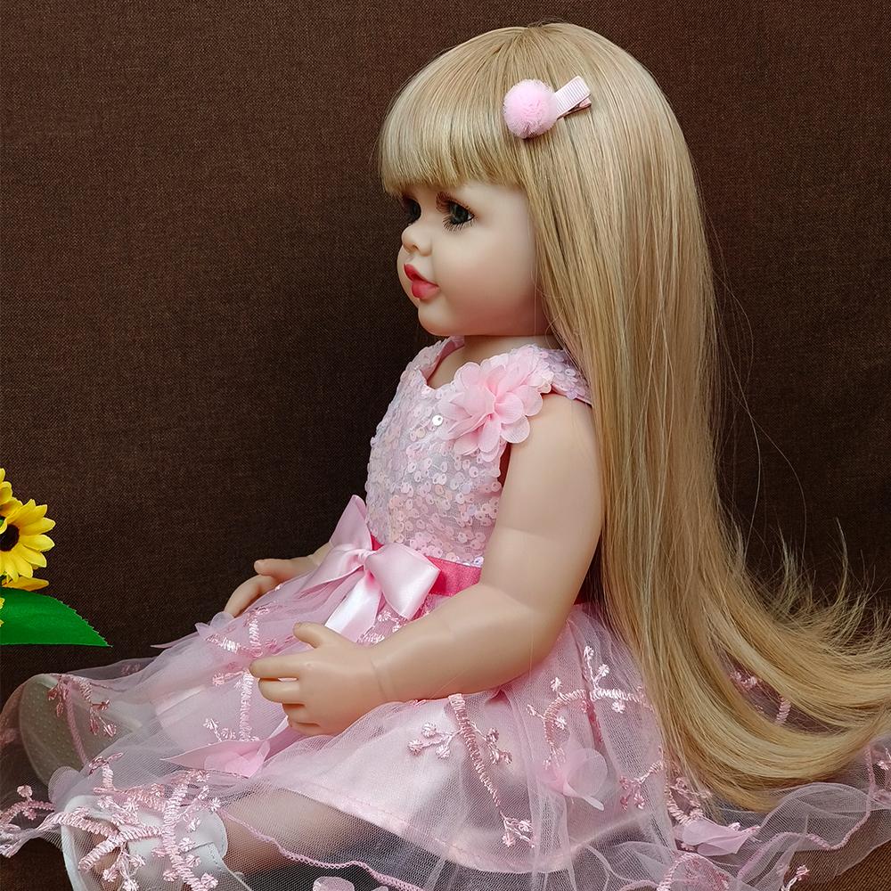 55cm Noworodek Lalka Dzieci Dziewczyna Playmate Prezent Urodzinowy Realistyczna Odrodzona Lalka Prezenty Świąteczne dla Dzieci Zabawka